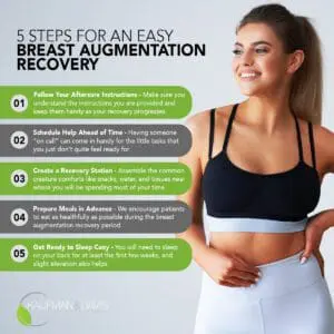 5 Steps for an Easy Breast Augmentation Recovery
