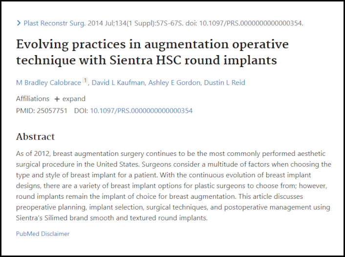 Evolving practices in augmentation operative technique