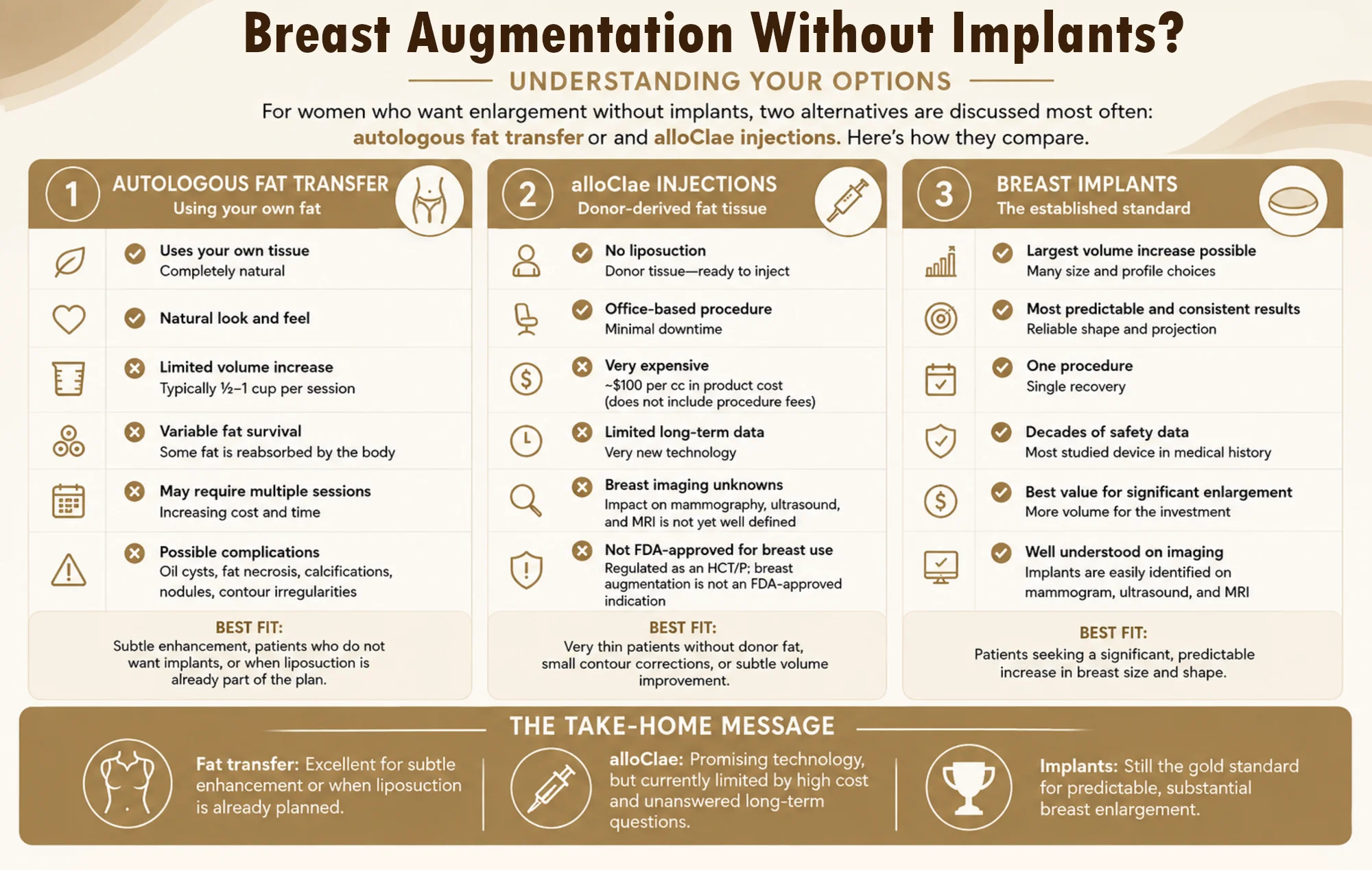 Breast Augmentation Without Implants Infographic
